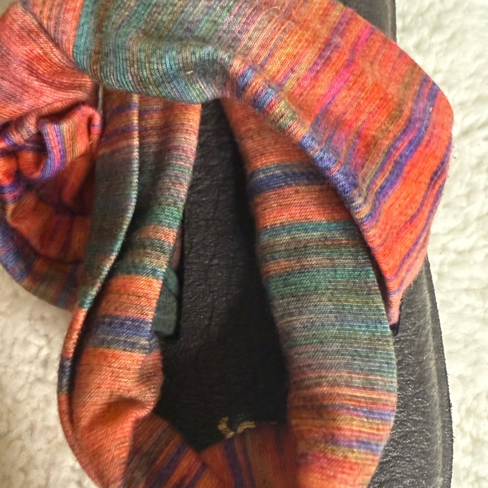 Sanuk Women's Red Plaid Sandals - Picture 7 of 7